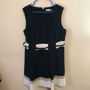Calvin Klein colorblock dress